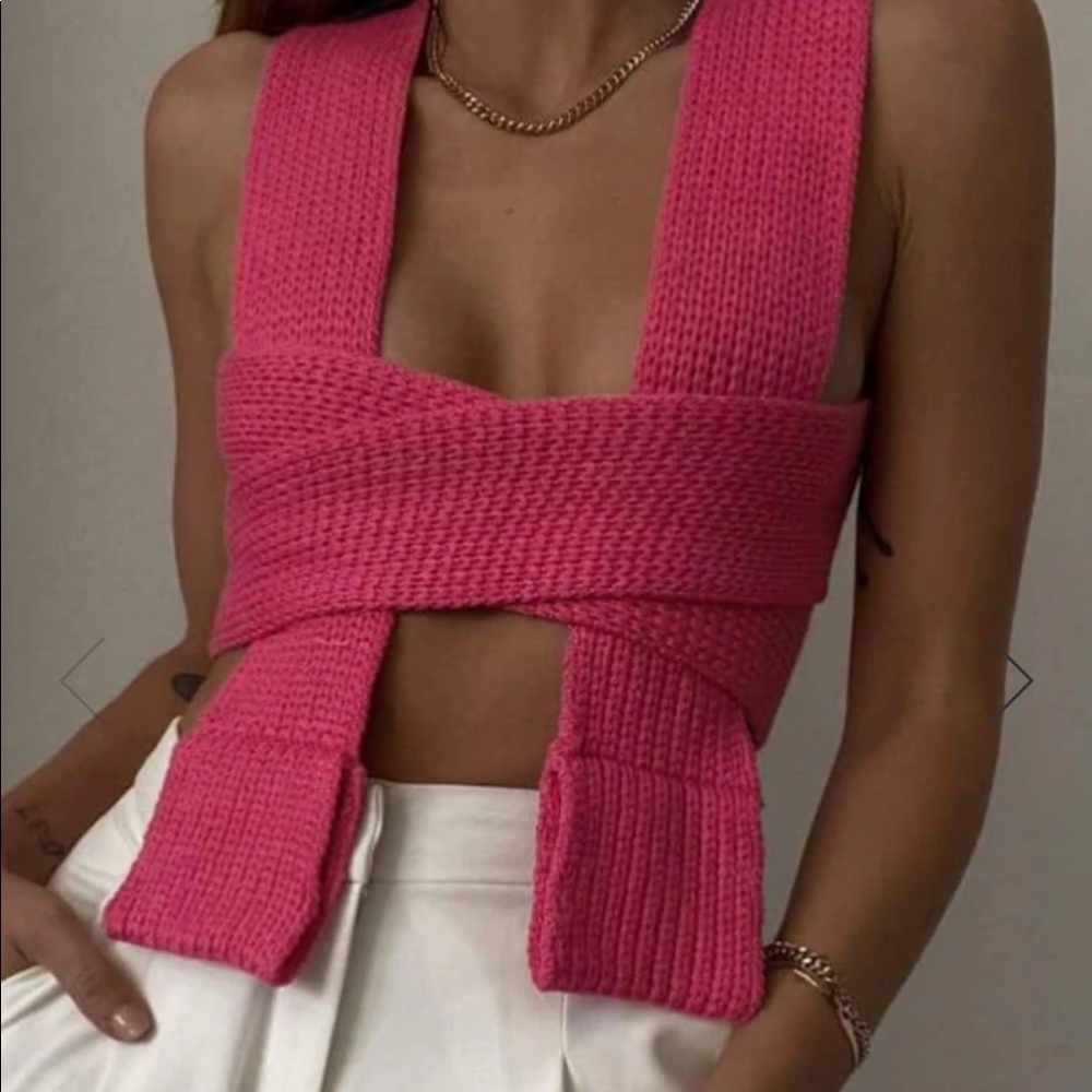 Rumours Knit Wrapped Top